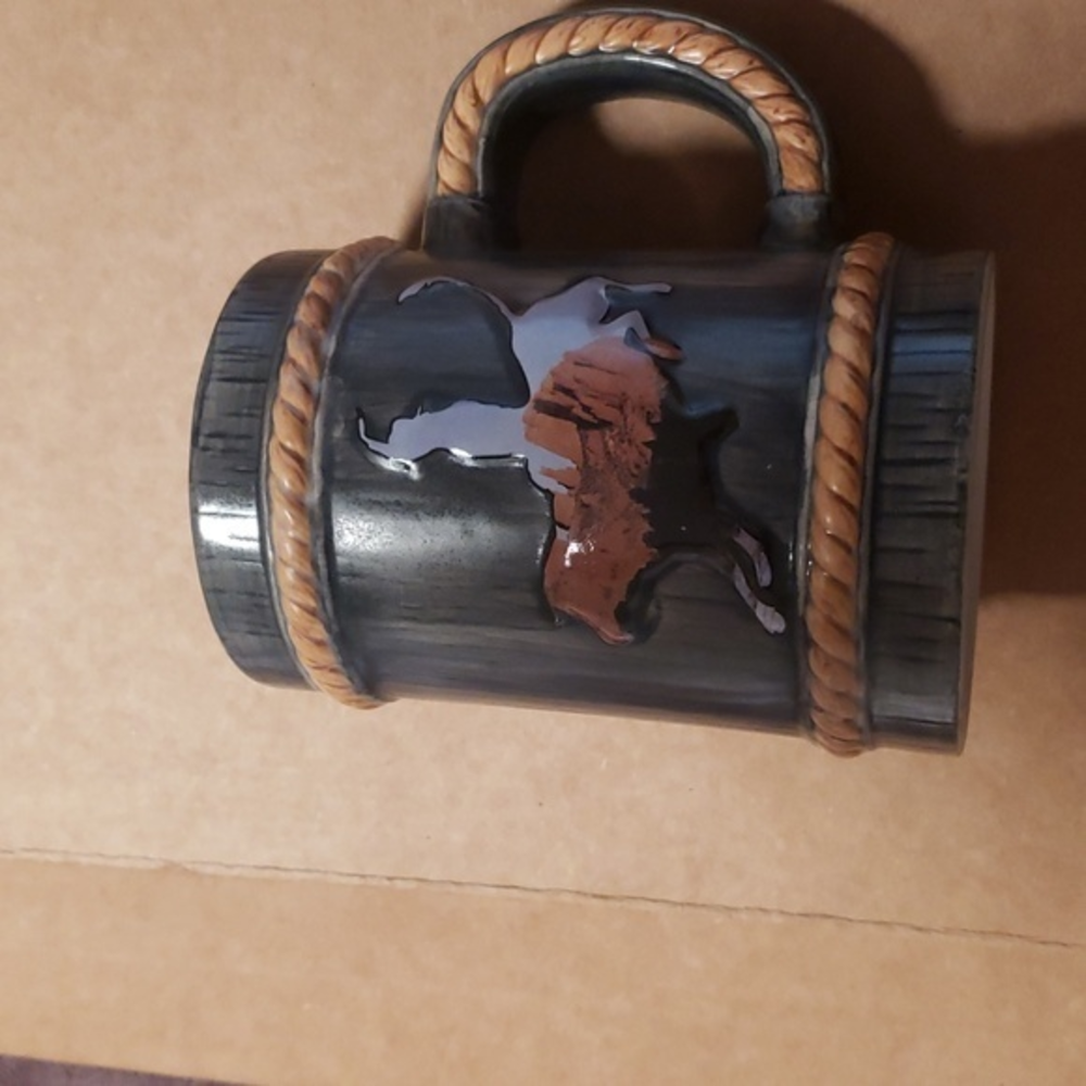 Rodeo themed‎ coffee cup